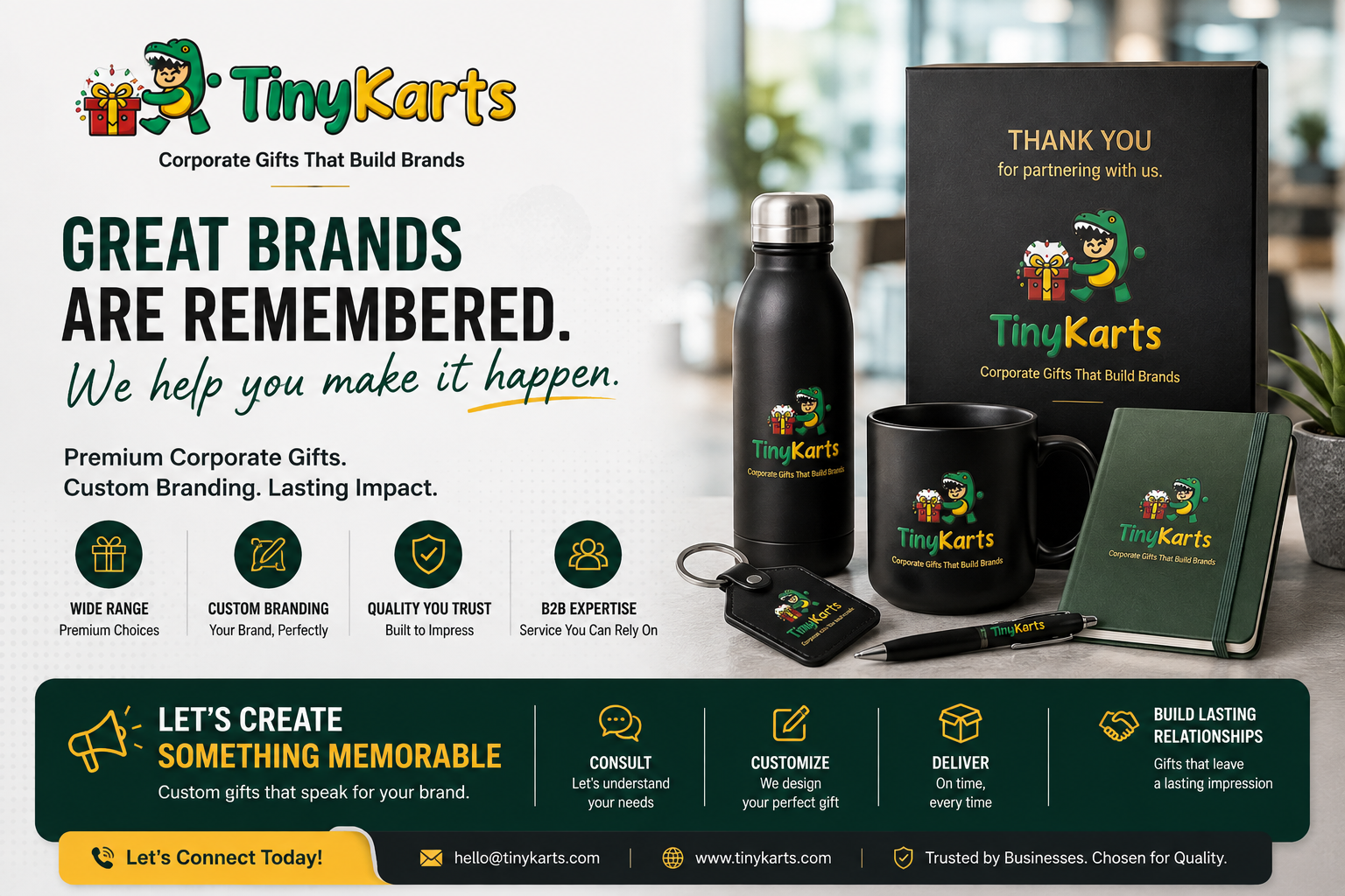 Branded corporate gift set
