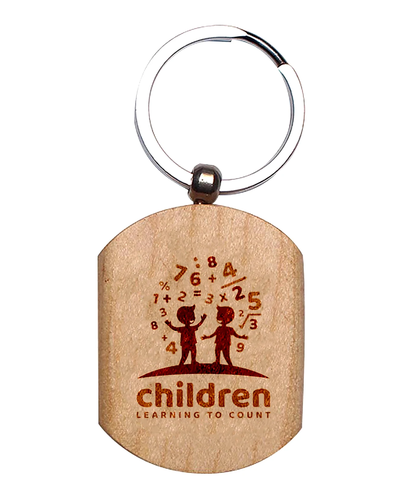Custom Engraved Wooden Keychain