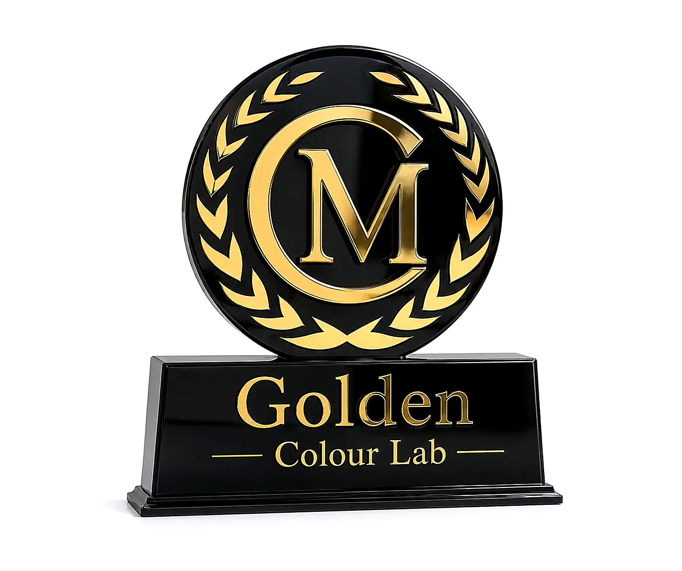 Custom Recognition Trophy with Logo