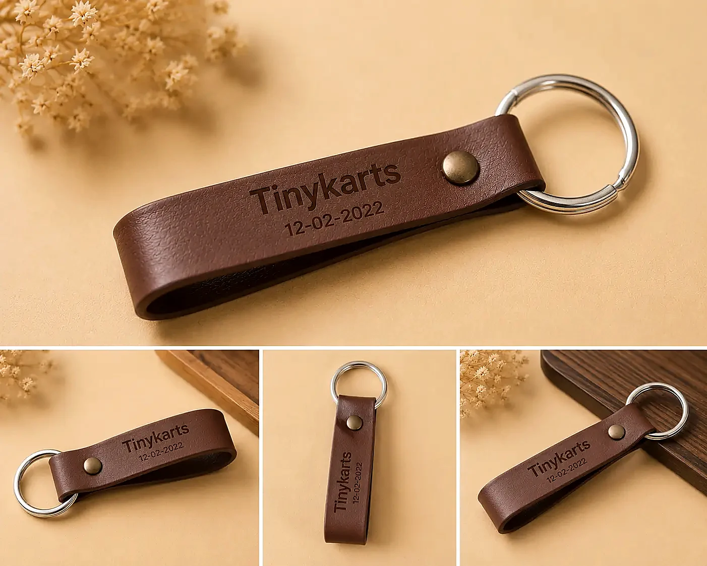 Customized Leather Keychain
