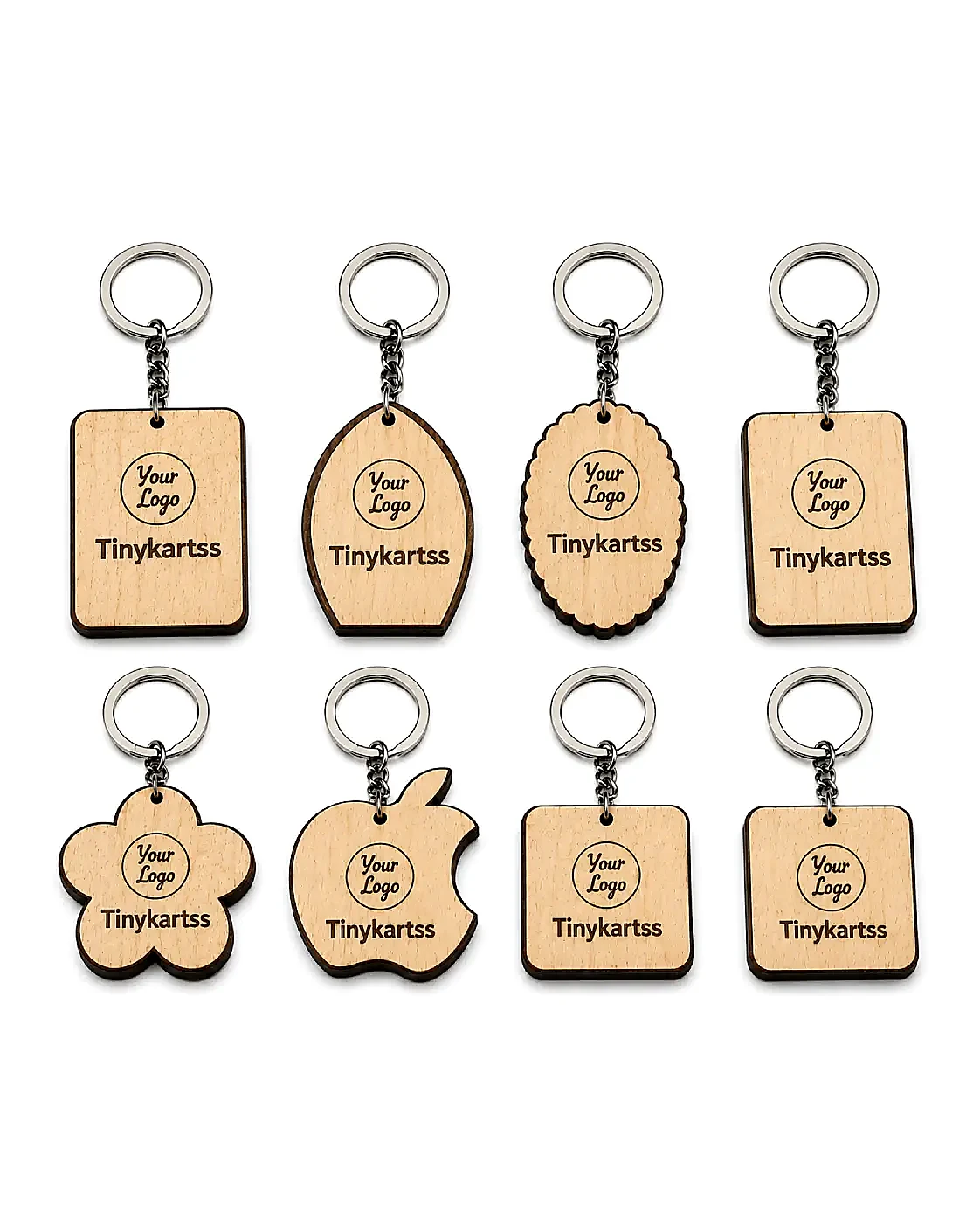 Customized Wooden Keychain