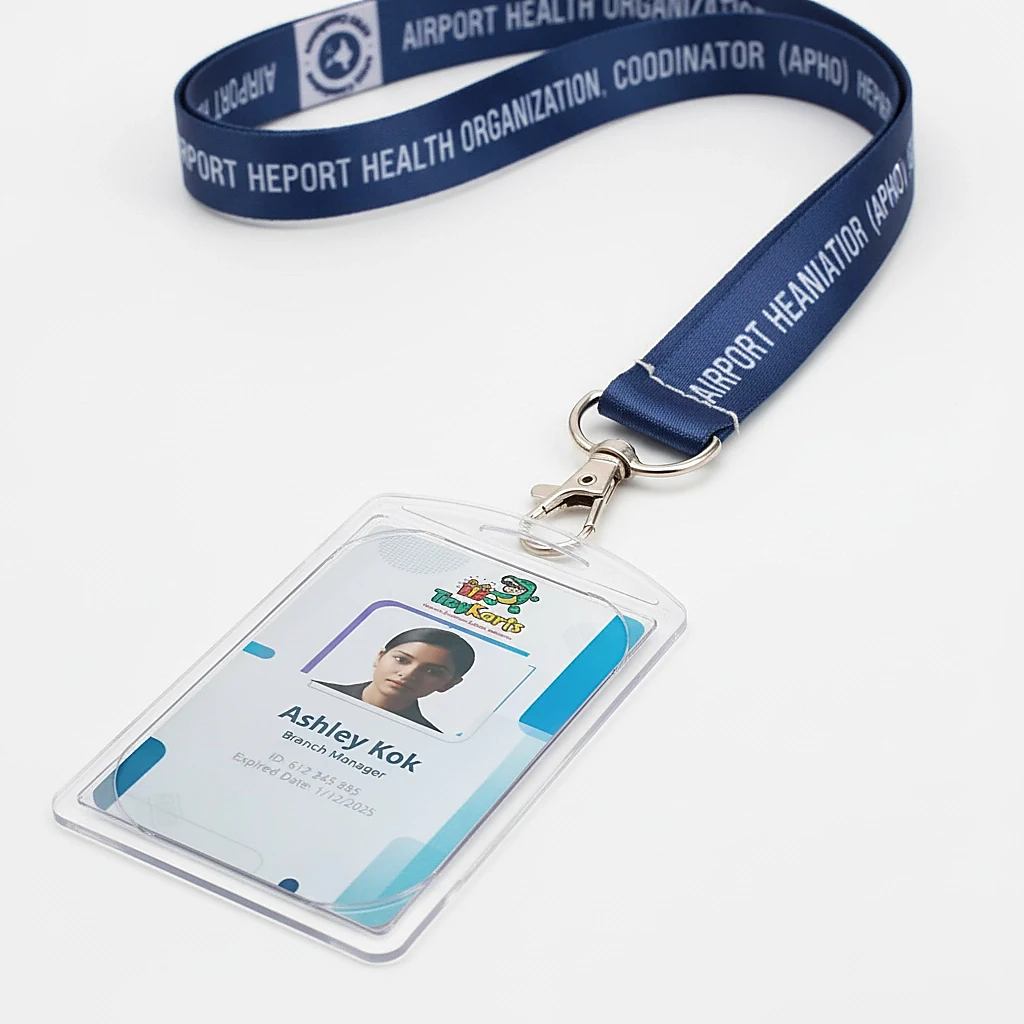 ID Card with Lanyard for Office & School
