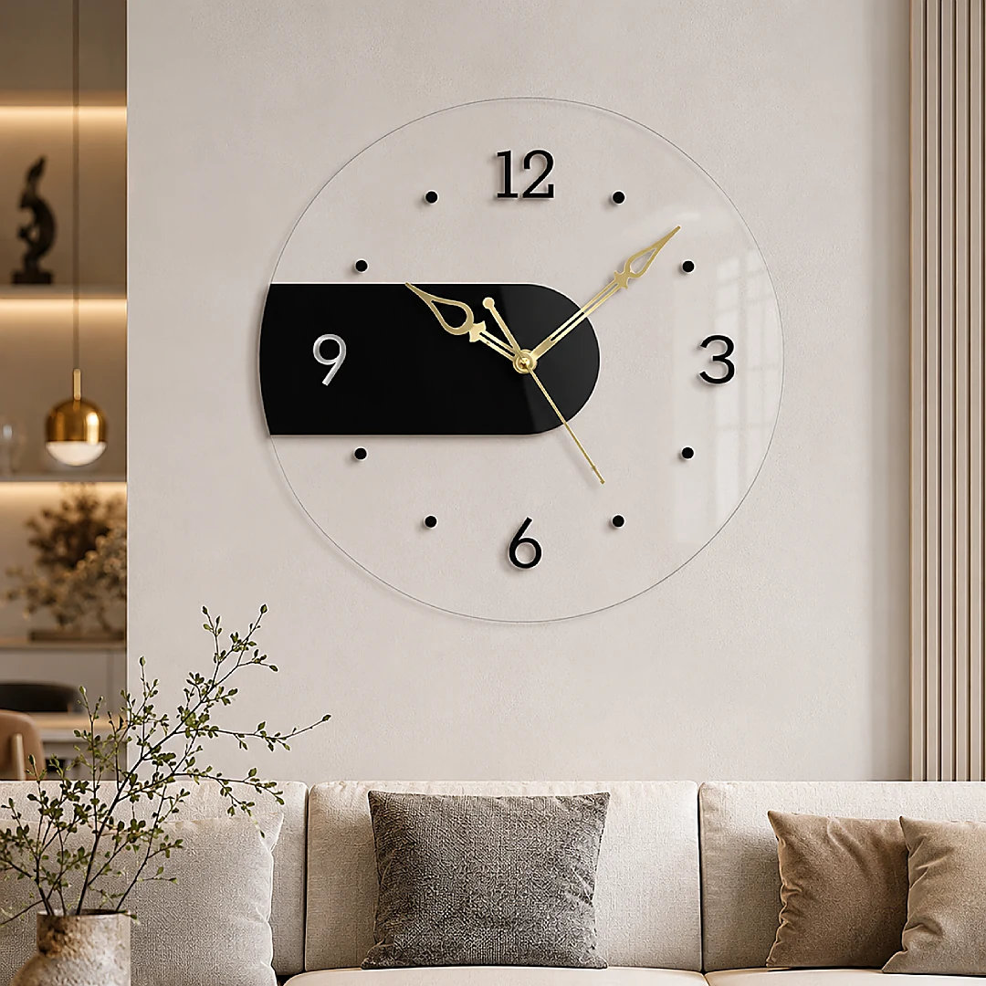 Luxury Analog Clock for Office & Home Decor