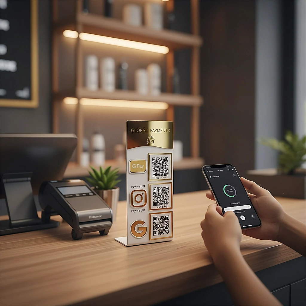 QR Code Display Stand